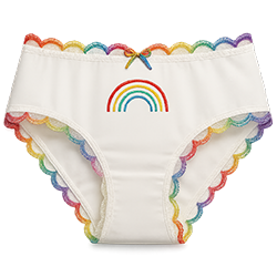 Turkish rainbow underwear manufacturer wholesale lingerie production