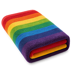 Turkish rainbow blanket manufacturer wholesale home textile production
