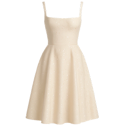 Turkish cream dress manufacturer wholesale women's clothing production