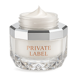 Private label face cream jar production in Turkey – luxury skincare packaging.