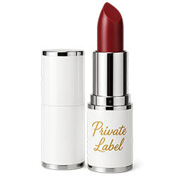 Private label red lipstick production in Turkey – high-quality makeup manufacturing.